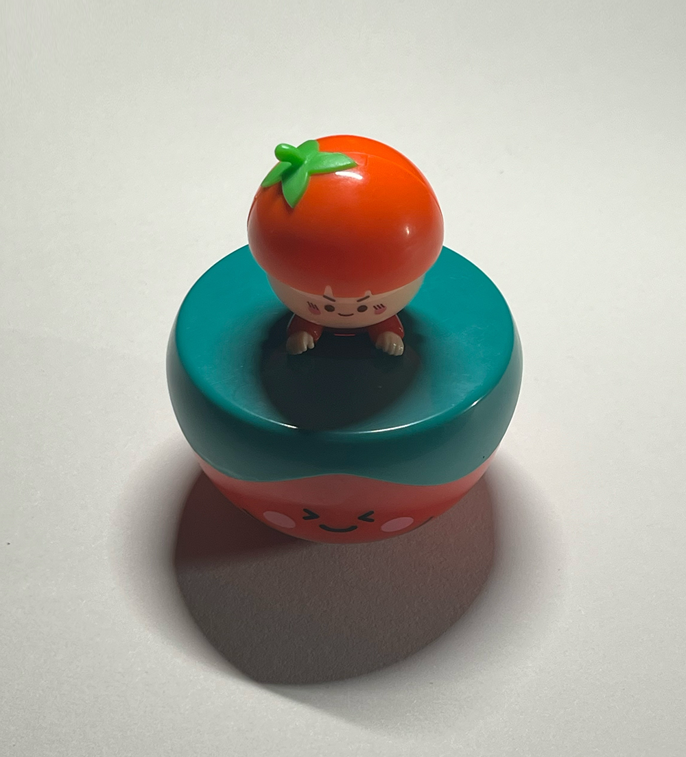 The front of the toy