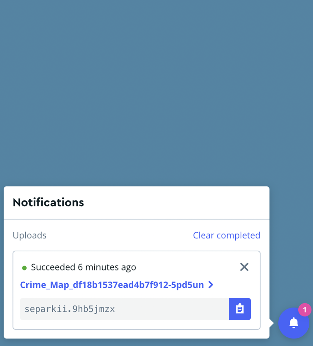 Mapbox uploading the csv file