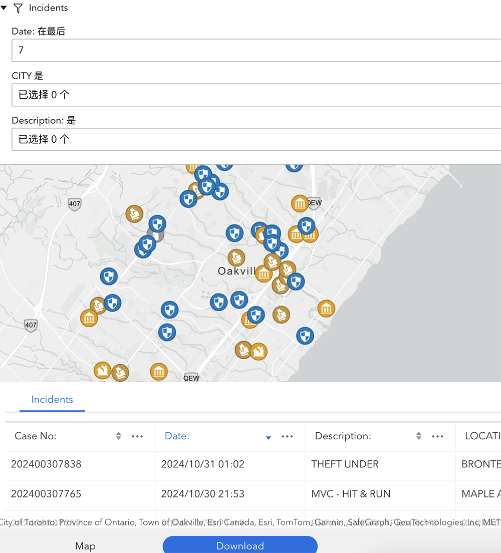 Searching online for csv file