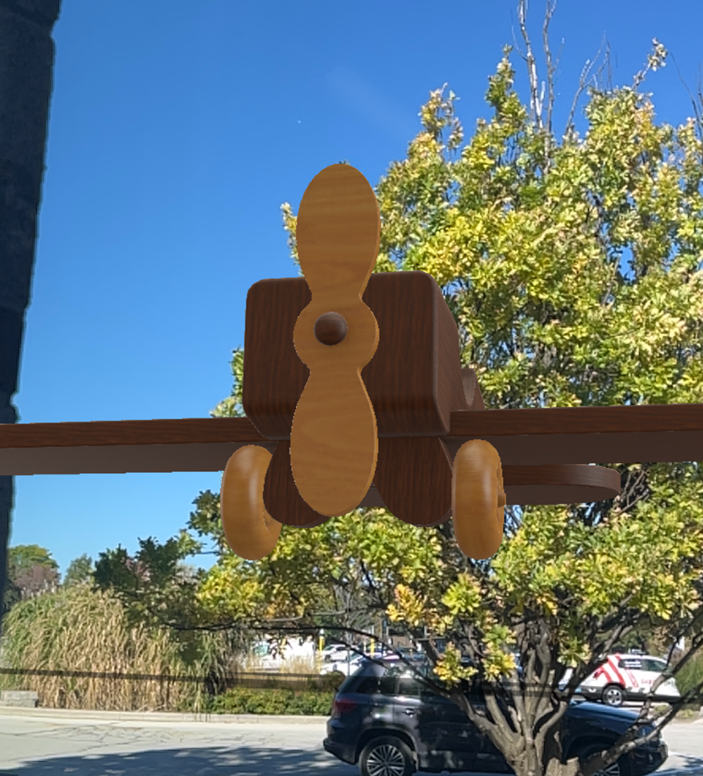 Testing to use AR to see object in real life #1