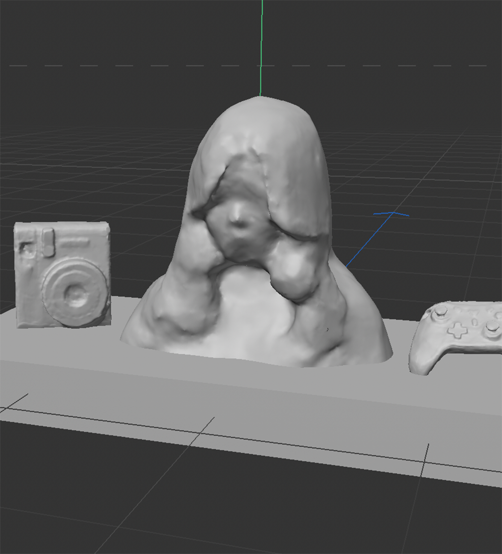 Creating the model on Cinema 4D (model 1)