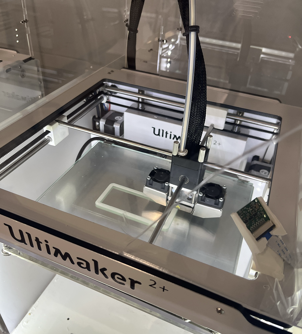 3D printing the models using the 3D printer #1