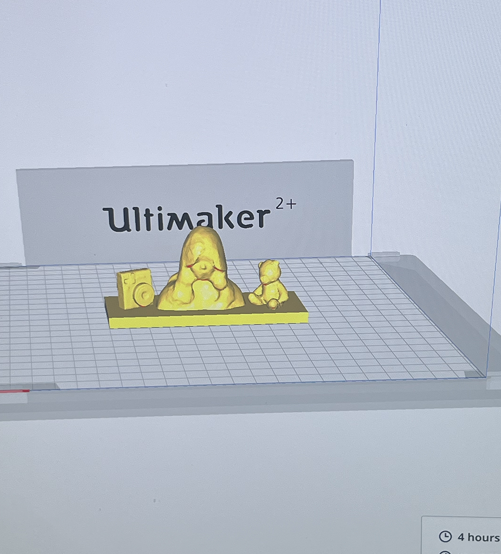 3D printing the models using the 3D printer #2