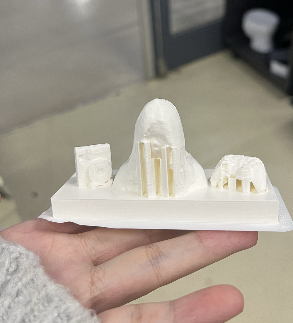 3D printing the models using the 3D printer #3